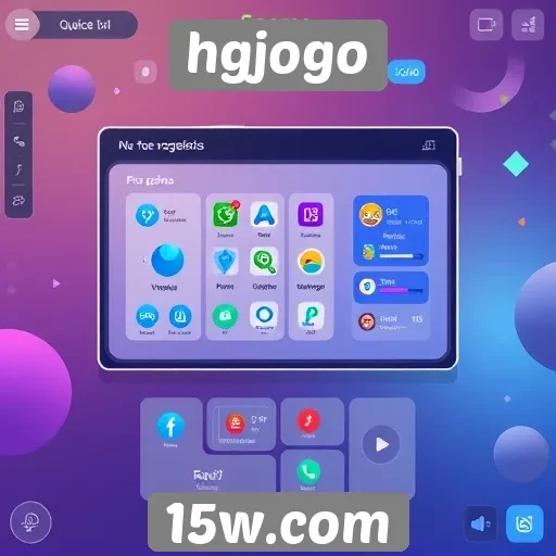 Explorando a interface do usuário no hgjogo